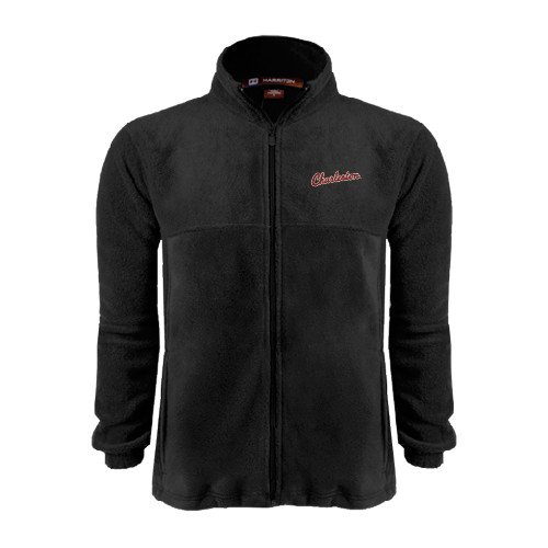  Black Fleece Full Zip Jacket - Charleston Script