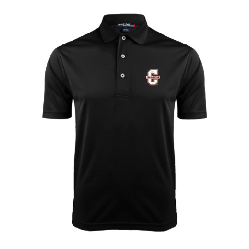  Black Dry Mesh Polo - Official Logo - C Charleston