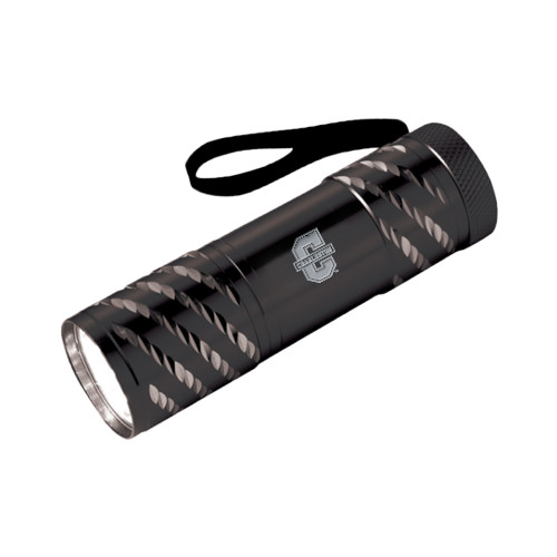  Astro Black Flashlight - Official Logo - C Charleston Engraved