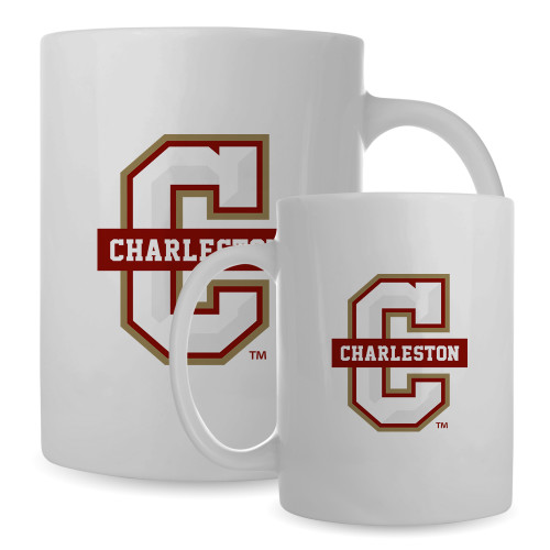  Full Color White Mug 15oz - Official Logo - C Charleston
