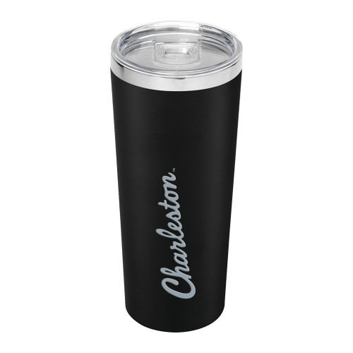  Thor Vacuum Insulated Black Tumbler 22oz - Charleston Script Engraved