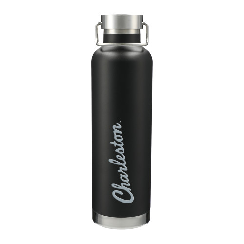  Thor Copper Vacuum Insulated Black Bottle 32oz - Charleston Script Engraved