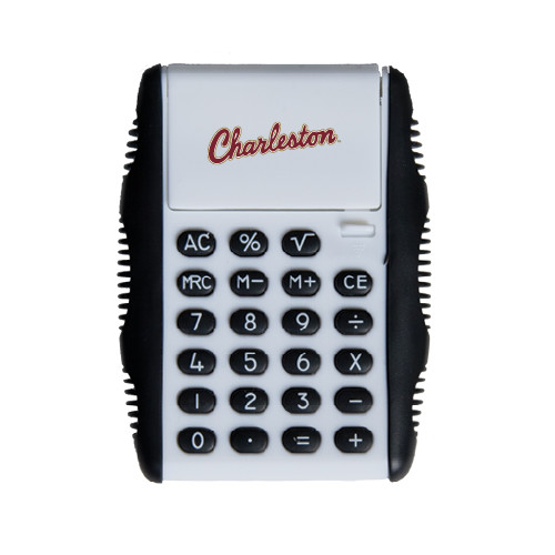  White Flip Cover Calculator - Charleston Script