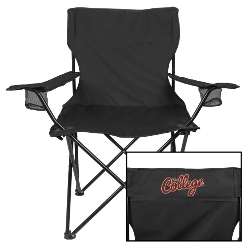  Deluxe Black Captains Chair - The College Script