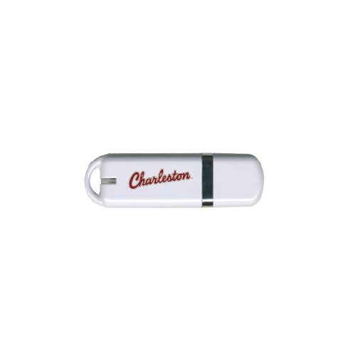 USB White Pen Drive 4G - Charleston Script