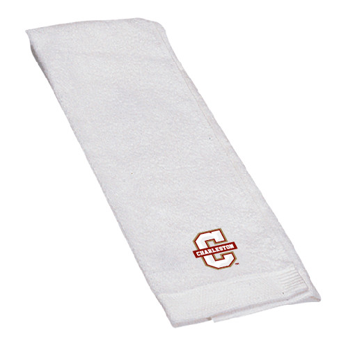  White Golf Towel - Official Logo - C Charleston