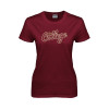 Thumbnail image for  Womens Maroon Short Sleeve Tee