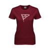 Thumbnail image for  Womens Maroon Short Sleeve Tee