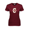 Thumbnail image for  Womens Maroon Short Sleeve Tee