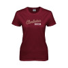 Thumbnail image for  Womens Maroon Short Sleeve Tee