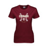 Thumbnail image for  Womens Maroon Short Sleeve Tee