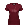Thumbnail image for  Womens Maroon Short Sleeve Tee