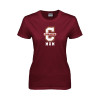 Thumbnail image for  Womens Maroon Short Sleeve Tee