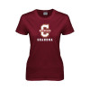 Thumbnail image for  Womens Maroon Short Sleeve Tee