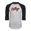 Thumbnail image for  White/Black Raglan Baseball T Shirt