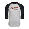Thumbnail image for  White/Black Raglan Baseball T Shirt