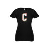 Thumbnail image for  Next Level Girls Black Fashion Fit T Shirt