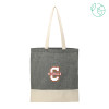Thumbnail image for  Split Recycled Black Cotton Twill Convention Tote
