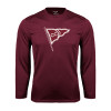 Thumbnail image for  Maroon Performance Long Sleeve Shirt