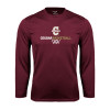 Thumbnail image for  Maroon Performance Long Sleeve Shirt