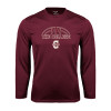 Thumbnail image for  Maroon Performance Long Sleeve Shirt