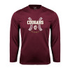 Thumbnail image for  Maroon Performance Long Sleeve Shirt