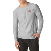 Thumbnail image for  Beyond Yoga Mens Silver Mist Featherweight Crew Long Sleeve Tee 