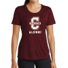 Thumbnail image for  Womens Maroon Performance Short Sleeve Tee