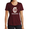Thumbnail image for  Womens Maroon Performance Short Sleeve Tee