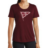 Thumbnail image for  Womens Maroon Performance Short Sleeve Tee