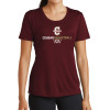 Thumbnail image for  Womens Maroon Performance Short Sleeve Tee