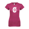 Thumbnail image for  Next Level Womens Fuchsia Boyfriend Tee