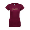 Thumbnail image for  Next Level Womens Maroon Boyfriend Tee