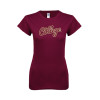 Thumbnail image for  Next Level Womens Maroon Boyfriend Tee
