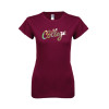 Thumbnail image for  Next Level Womens Maroon Boyfriend Tee