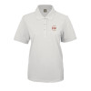 Thumbnail image for  Womens Silk Touch White Pique Polo