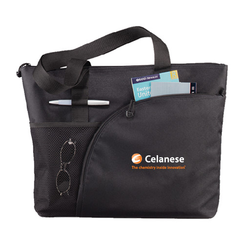  Excel Black Sport Utility Tote - Celanese - Primary Logo w/Tagline