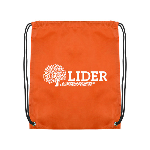  Orange Drawstring Backpack - LIDER