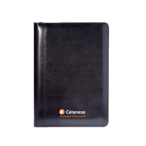  Wall Street Black Junior Writing Pad - Celanese - Primary Logo w/Tagline