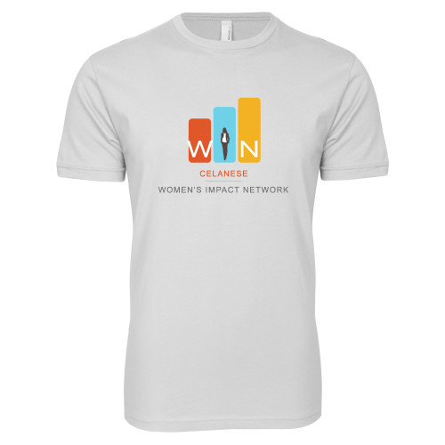  Next Level White SoftStyle T Shirt - Womens Impact Network