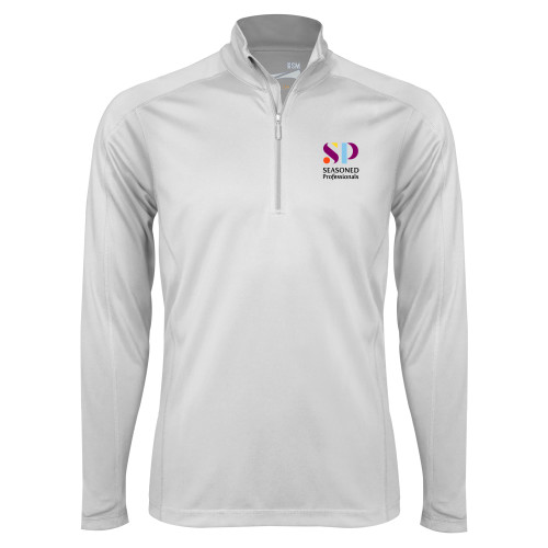  Syntrel White Interlock 1/4 Zip - Seasoned Professionals Vertical