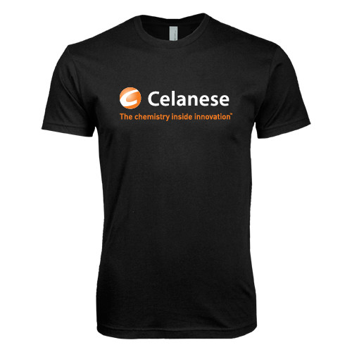  Next Level Black SoftStyle T Shirt - Celanese - Primary Logo w/Tagline