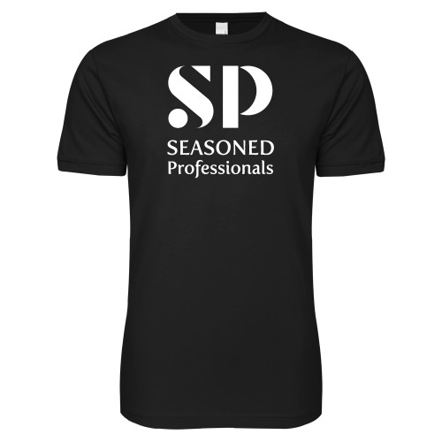  Next Level Black SoftStyle T Shirt - Seasoned Professionals Vertical