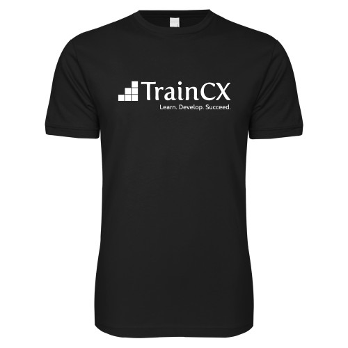  Next Level Black SoftStyle T Shirt - TrainCX