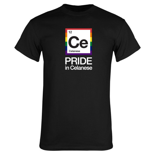  Black T Shirt - Pride in Celanese Vertical