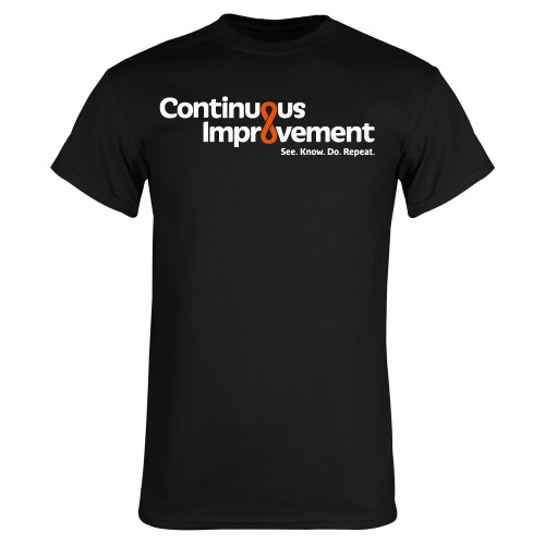  Black T Shirt - Continuous Improvement