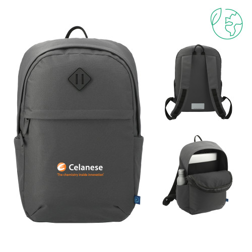  Repreve Charcoal Ocean Commuter Computer Backpack - Celanese - Primary Logo w/Tagline