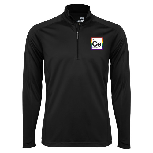  Syntrel Black Interlock 1/4 Zip - Pride in Celanese