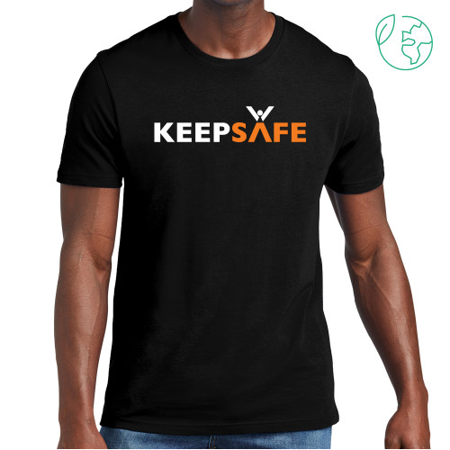  Allmade Black Organic Cotton Tee - KeepSafe