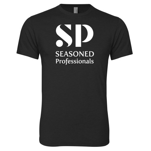  Next Level Black Triblend Tee - Seasoned Professionals Vertical